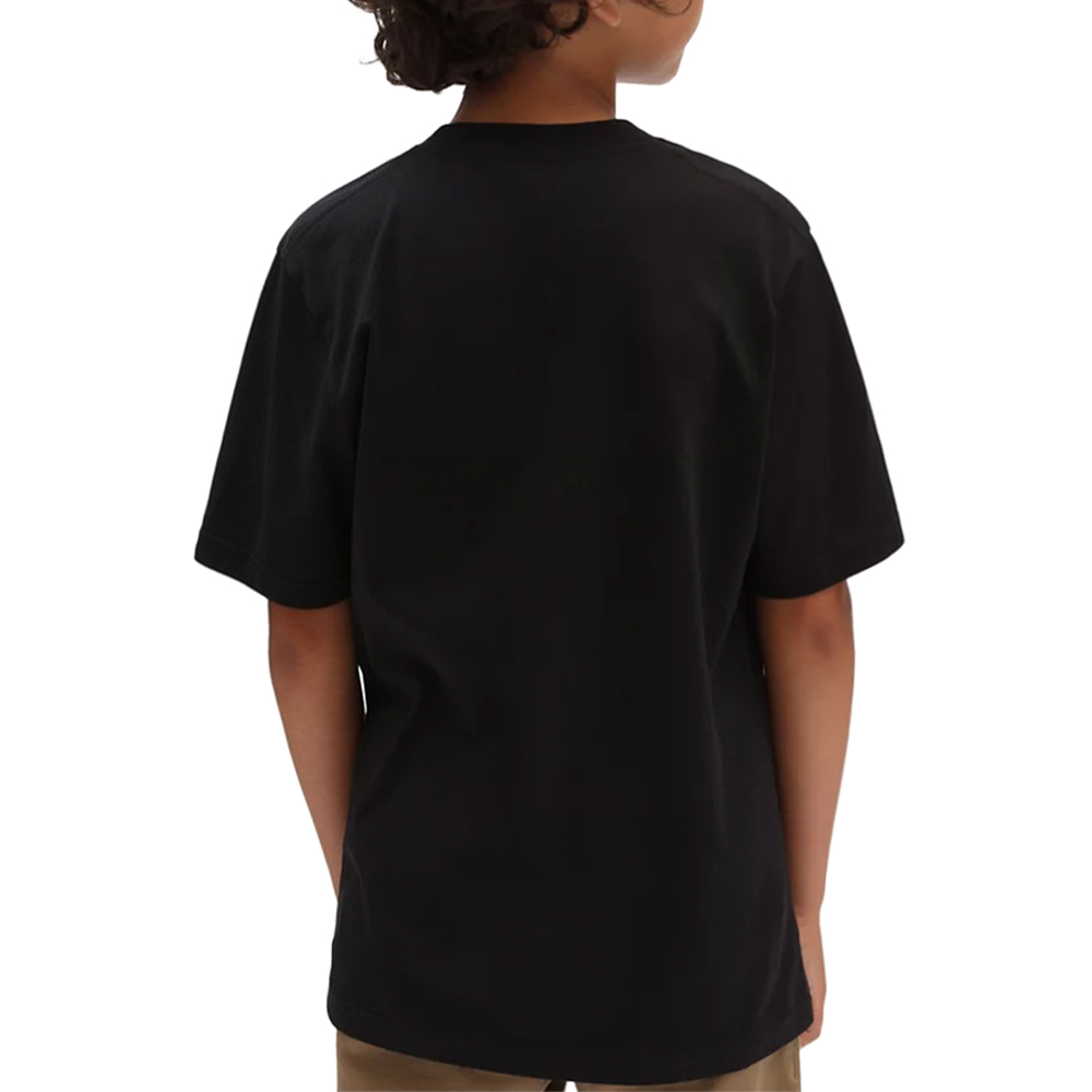 black left VN0A4MQ3BLK chest Vans by boys UNISEX Vans t-shirt |Vans tee